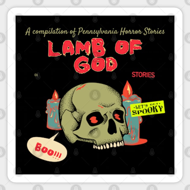 lamb horror series Sticker by psychedelic skull